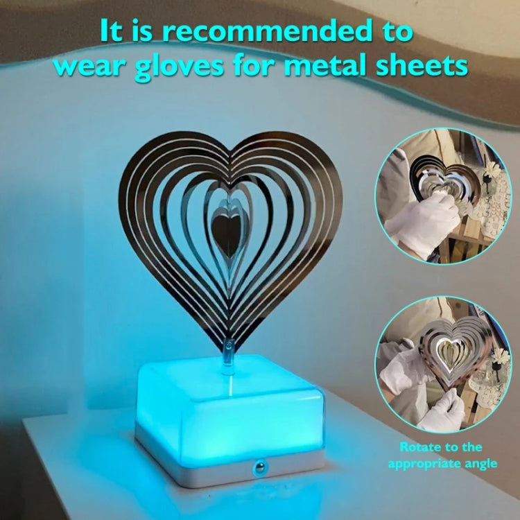 3D Unique Rotating Table Lamp