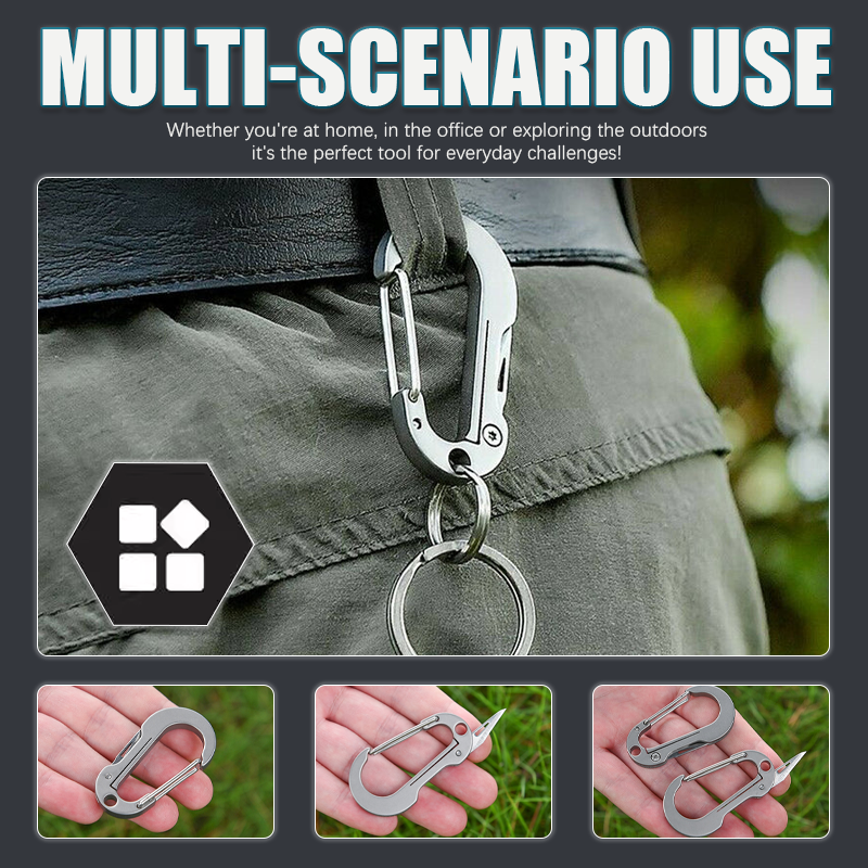 Multifunctional Titanium Alloy Keychain