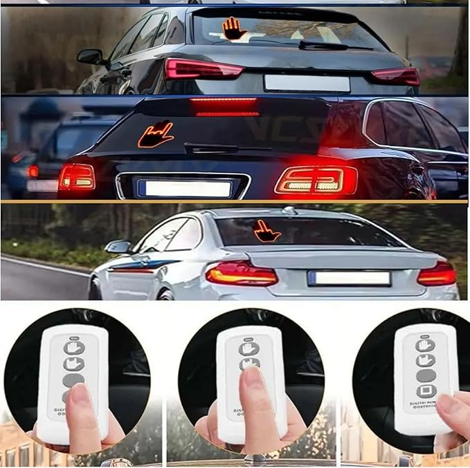 🌲Early Christmas Sale 49% OFF-Car Finger Light with Middle Finger - elehancea