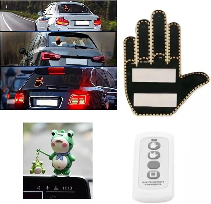 🌲Early Christmas Sale 49% OFF-Car Finger Light with Middle Finger - elehancea