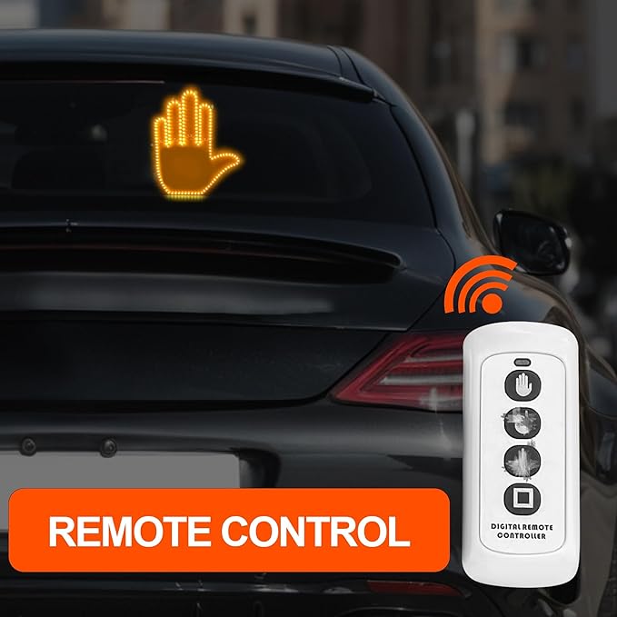 🌲Early Christmas Sale 49% OFF-Car Finger Light with Middle Finger - elehancea