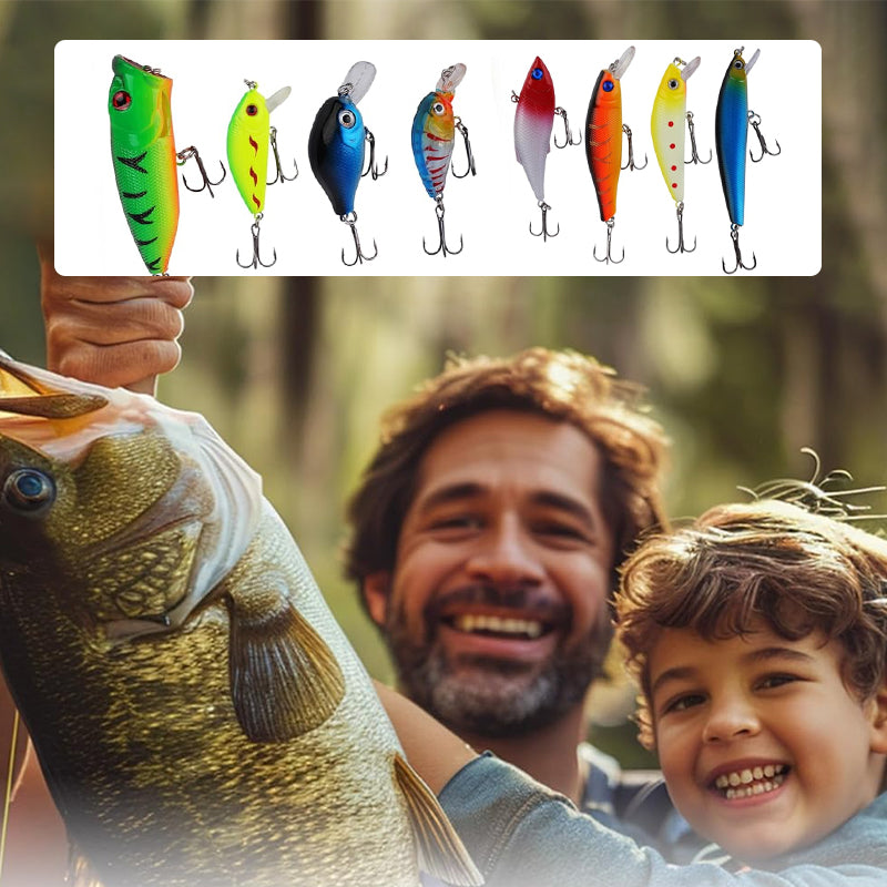 🌲Early Christmas Sale 49% OFF-24 Days Fishing Lures Set Advent Calendar