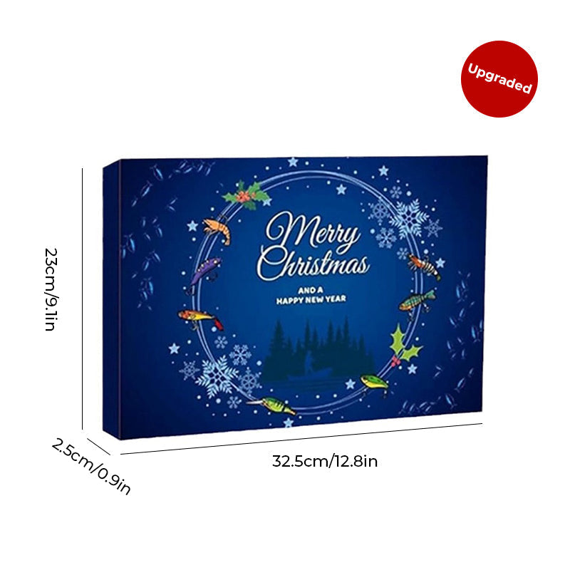 🌲Early Christmas Sale 49% OFF-24 Days Fishing Lures Set Advent Calendar