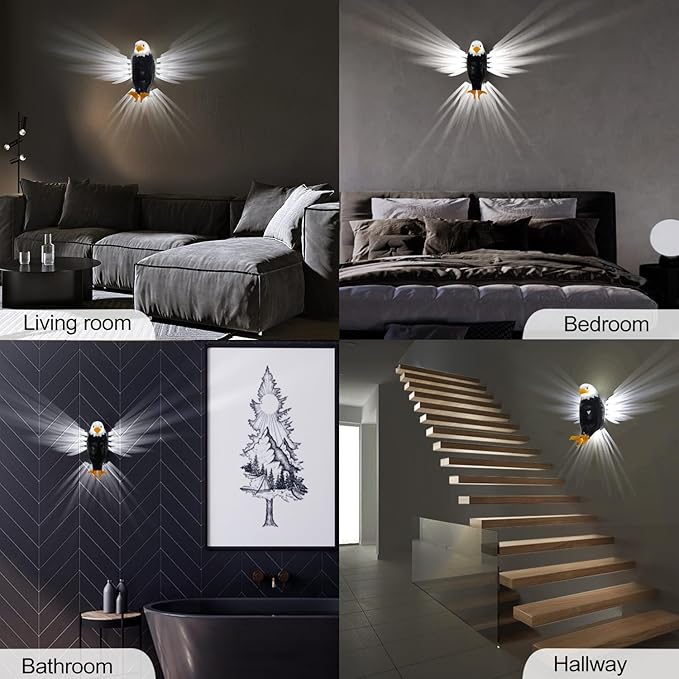 American Eagle Night Light with Remote Control - elehancea