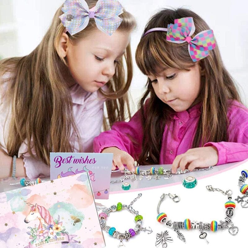 🌲Early Christmas Sale 49% OFF-Girls Charm Bracelet Making Kit - elehancea