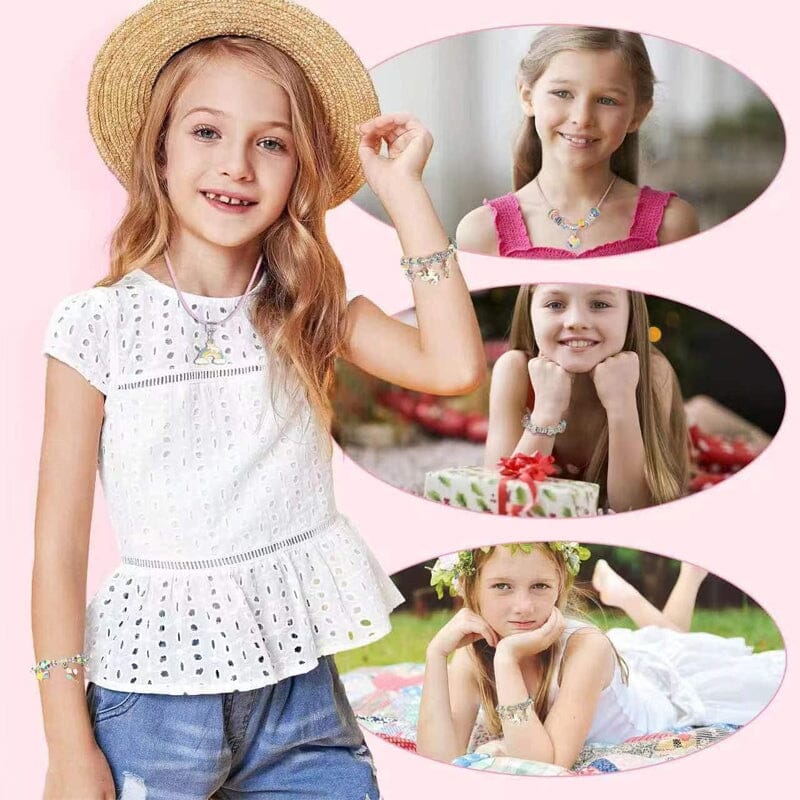 🌲Early Christmas Sale 49% OFF-Girls Charm Bracelet Making Kit - elehancea