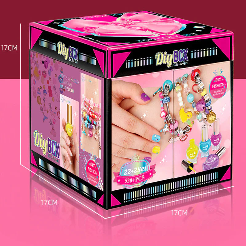 🌲Early Christmas Sale 49% OFF-Girls Charm Bracelet Making Kit - elehancea