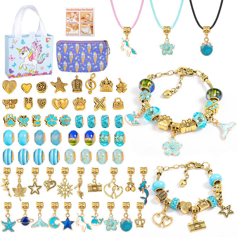 🌲Early Christmas Sale 49% OFF-Girls Charm Bracelet Making Kit - elehancea