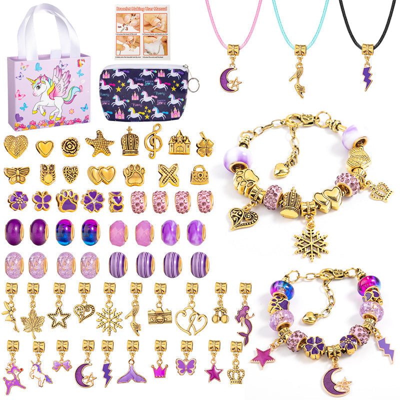 🌲Early Christmas Sale 49% OFF-Girls Charm Bracelet Making Kit - elehancea