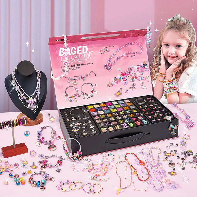 🌲Early Christmas Sale 49% OFF-Girls Charm Bracelet Making Kit - elehancea