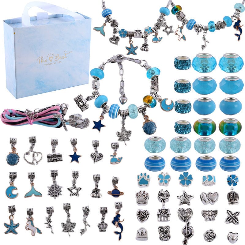 🌲Early Christmas Sale 49% OFF-Girls Charm Bracelet Making Kit - elehancea