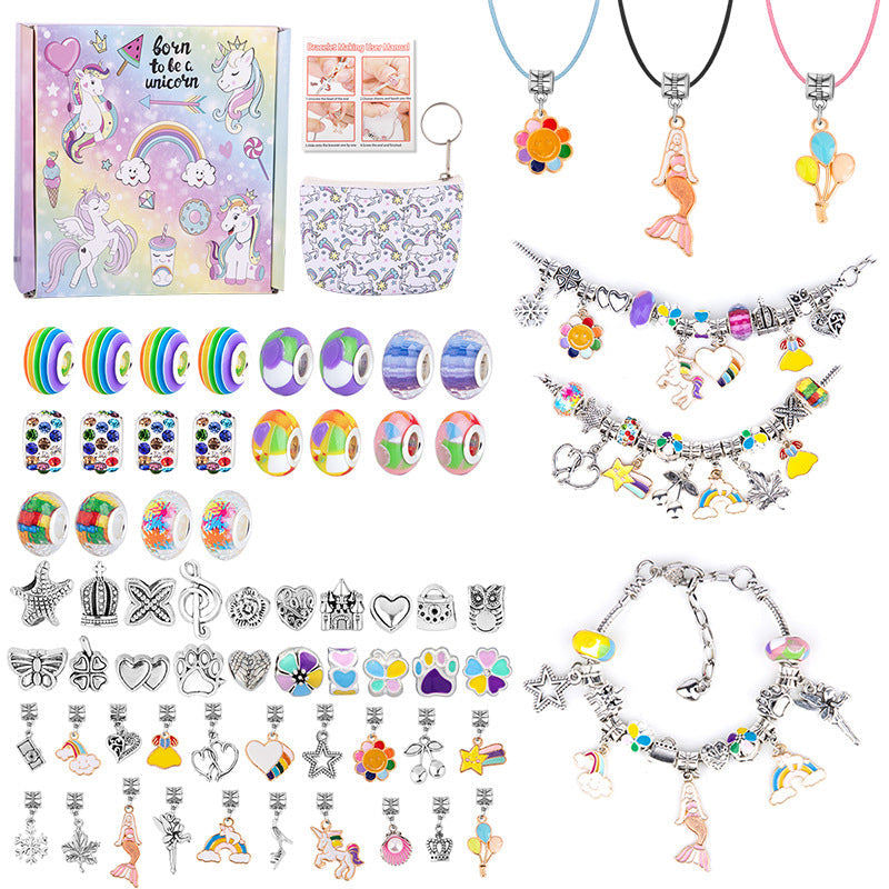 🌲Early Christmas Sale 49% OFF-Girls Charm Bracelet Making Kit - elehancea
