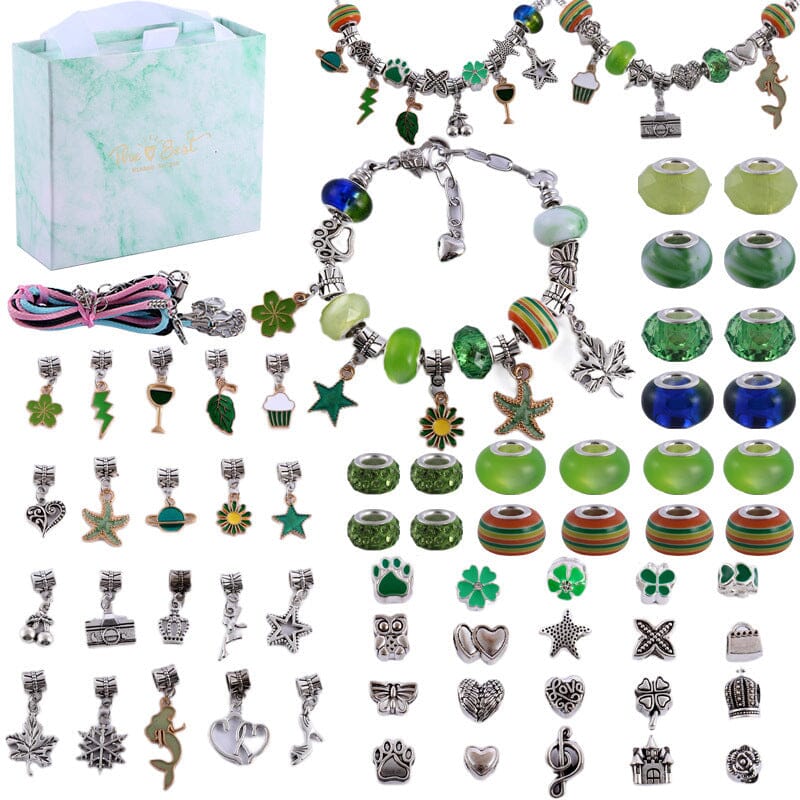 🌲Early Christmas Sale 49% OFF-Girls Charm Bracelet Making Kit - elehancea