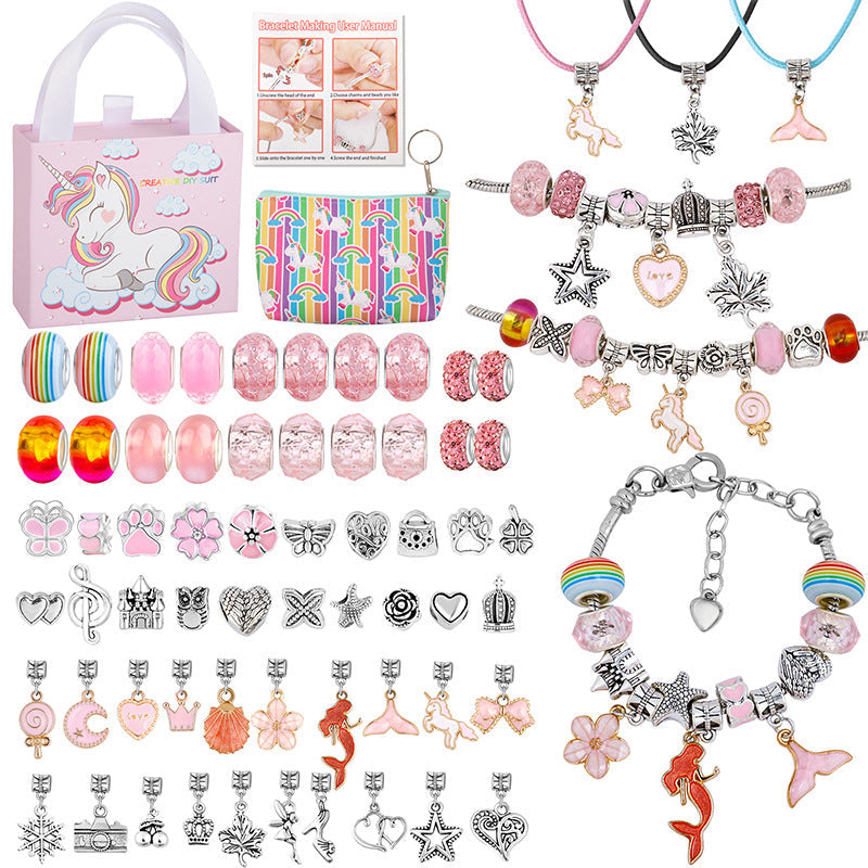 🌲Early Christmas Sale 49% OFF-Girls Charm Bracelet Making Kit - elehancea