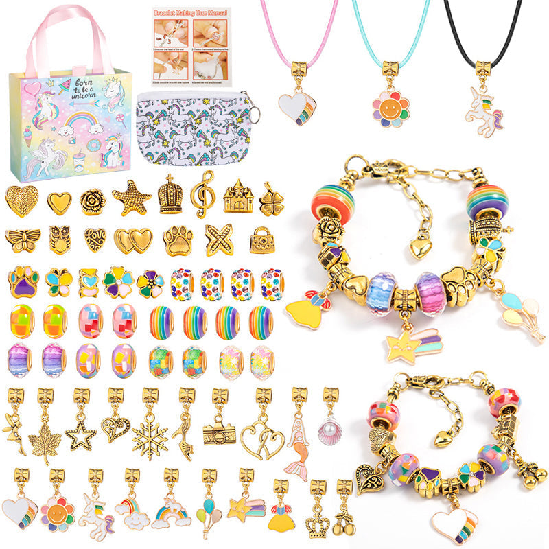 🌲Early Christmas Sale 49% OFF-Girls Charm Bracelet Making Kit - elehancea