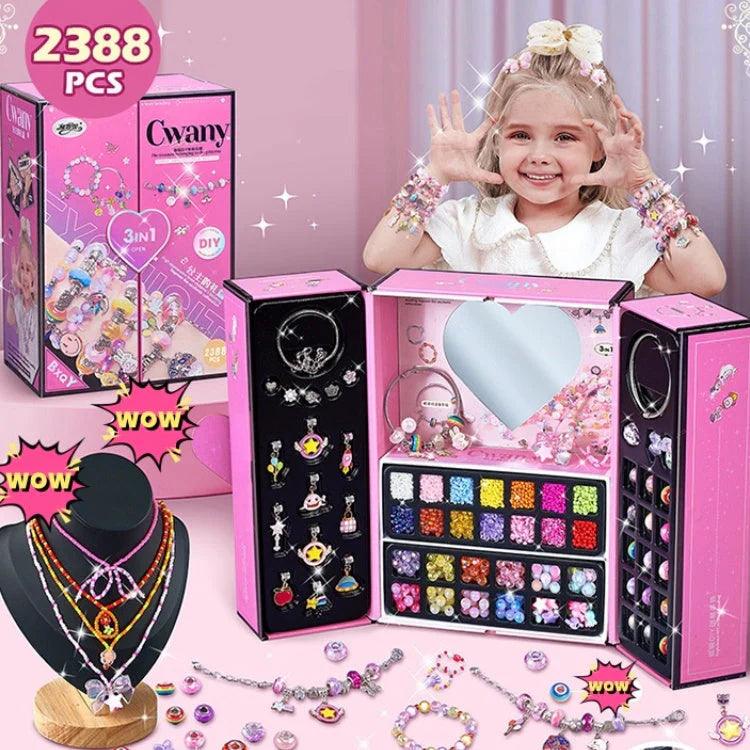 🌲Early Christmas Sale 49% OFF-Girls Charm Bracelet Making Kit - elehancea
