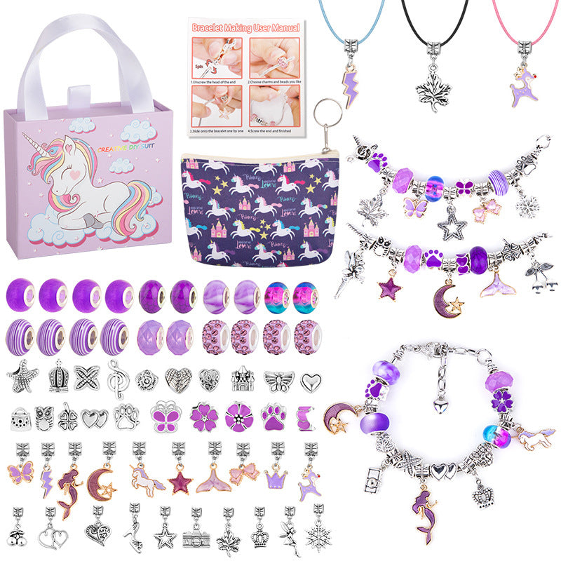🌲Early Christmas Sale 49% OFF-Girls Charm Bracelet Making Kit - elehancea