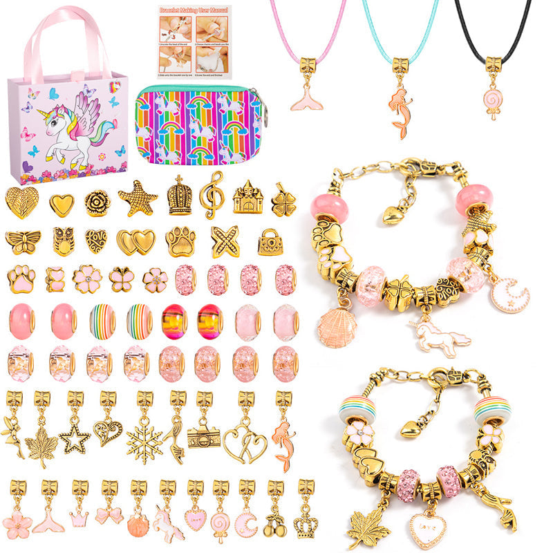 🌲Early Christmas Sale 49% OFF-Girls Charm Bracelet Making Kit - elehancea