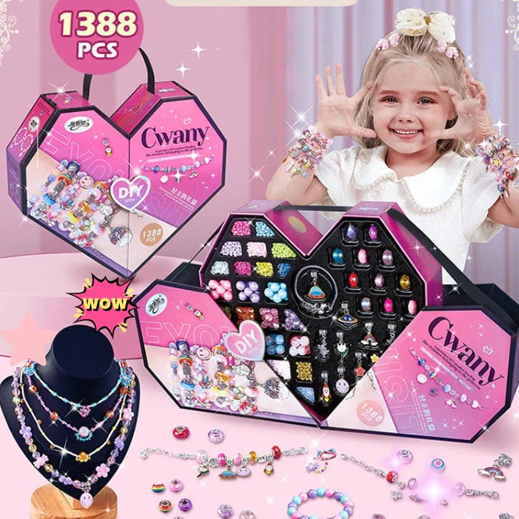 🌲Early Christmas Sale 49% OFF-Girls Charm Bracelet Making Kit - elehancea