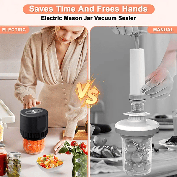 🌲Early Christmas Sale 49% OFF-Electric Vacuum Sealer For Mason Jars - elehancea