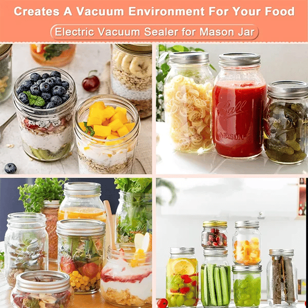 🌲Early Christmas Sale 49% OFF-Electric Vacuum Sealer For Mason Jars - elehancea