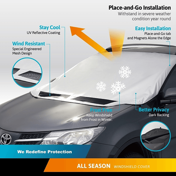 🌲Early Christmas Sale 49% OFF-Windshield Snow Cover Sunshade - elehancea