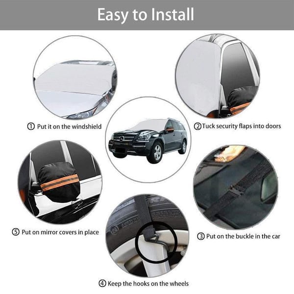 🌲Early Christmas Sale 49% OFF-Windshield Snow Cover Sunshade - elehancea