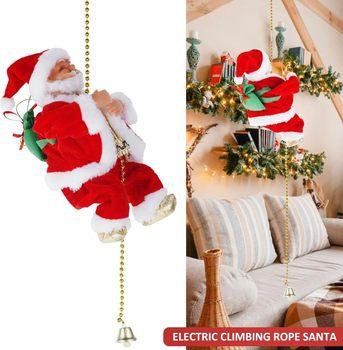 🌲Early Christmas Sale 49% OFF-Electric Climbing Santa Claus Musical Toys - elehancea
