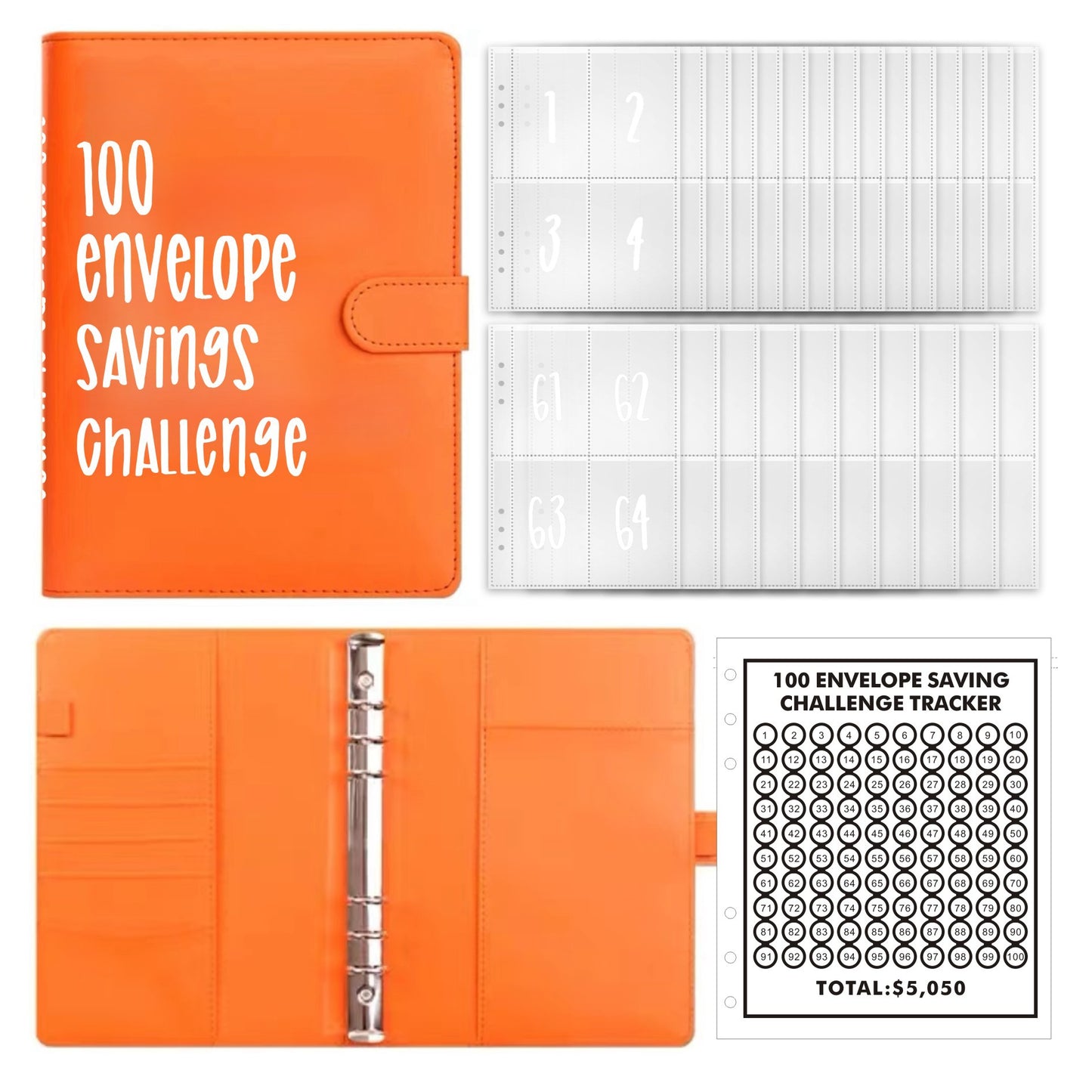 🔥New Year Sale 49% OFF-✉️100 Envelope Challenge Binder - elehancea