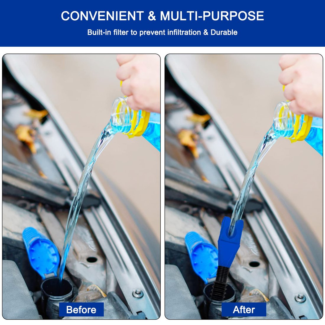 Hot Selling Now🔥🔥 & Universal Flexible Draining Oil Snap Plastic Funnel !!