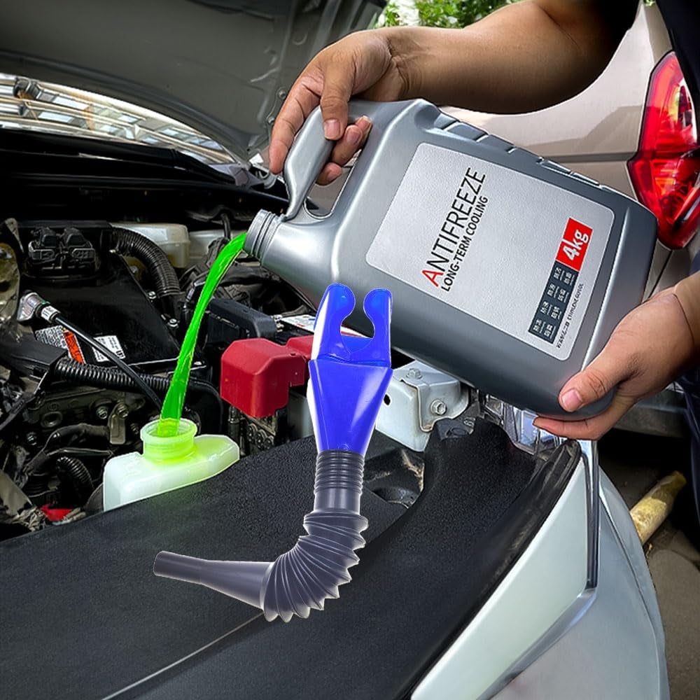 Hot Selling Now🔥🔥 & Universal Flexible Draining Oil Snap Plastic Funnel !!