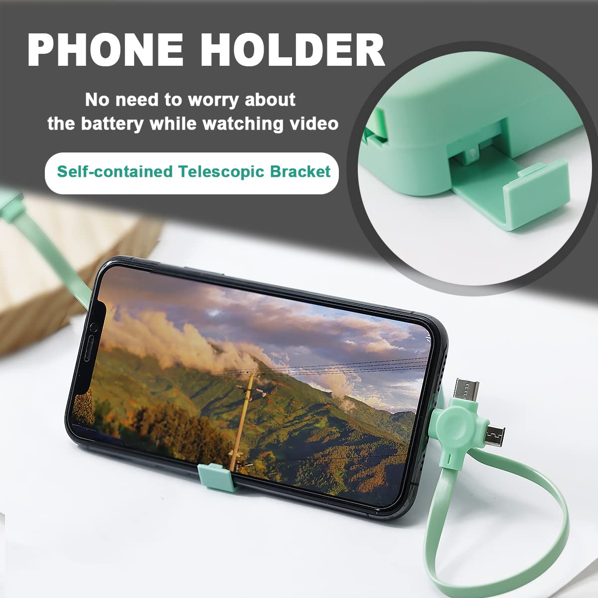 New Year Sale 49% OFF🔥3-in-1 Data Cable Phone Stand - elehancea