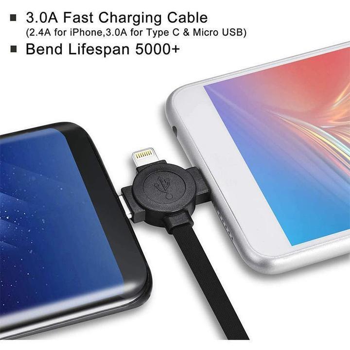 New Year Sale 49% OFF🔥3-in-1 Data Cable Phone Stand - elehancea