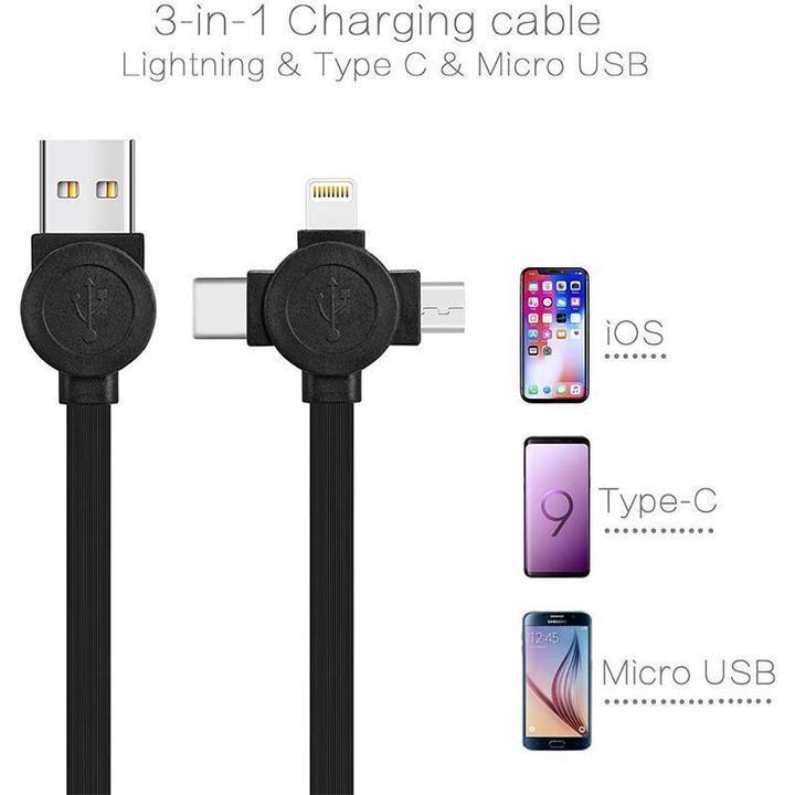 New Year Sale 49% OFF🔥3-in-1 Data Cable Phone Stand - elehancea