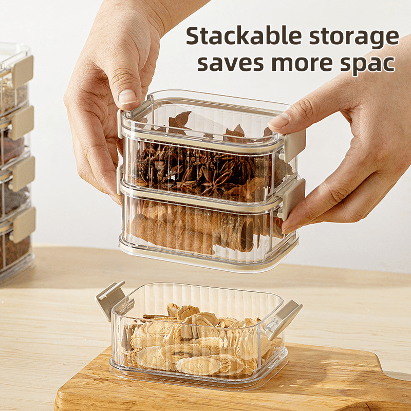 Multi-layered Seasoning Storage Box - elehancea