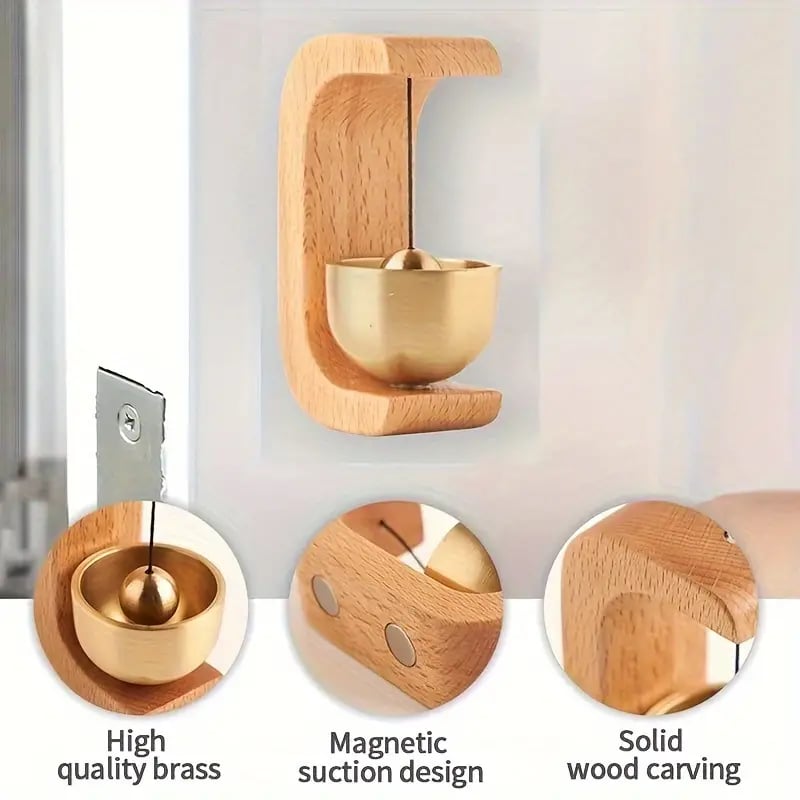 Christmas Pre-sale SAVE 49%🎄Magnetic Solid Wood Doorbell Wind Chime