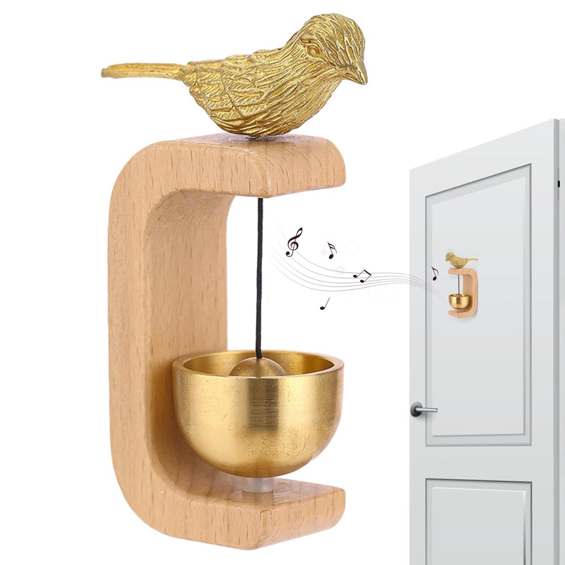 Christmas Pre-sale SAVE 49%🎄Magnetic Solid Wood Doorbell Wind Chime