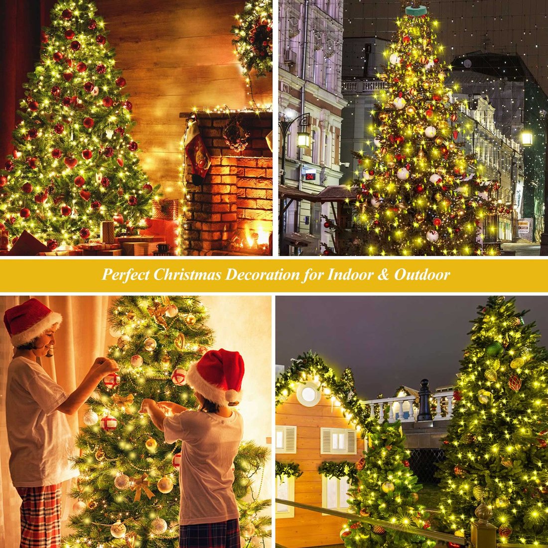 Last Day 49% OFF 🔥Christmas Tree Decor LED Dome Ambient Lights🎄✨