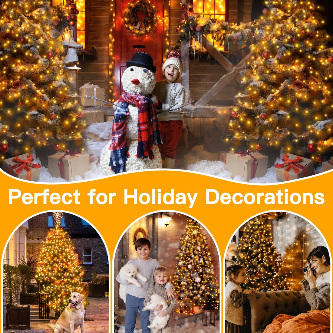 Last Day 49% OFF 🔥Christmas Tree Decor LED Dome Ambient Lights🎄✨