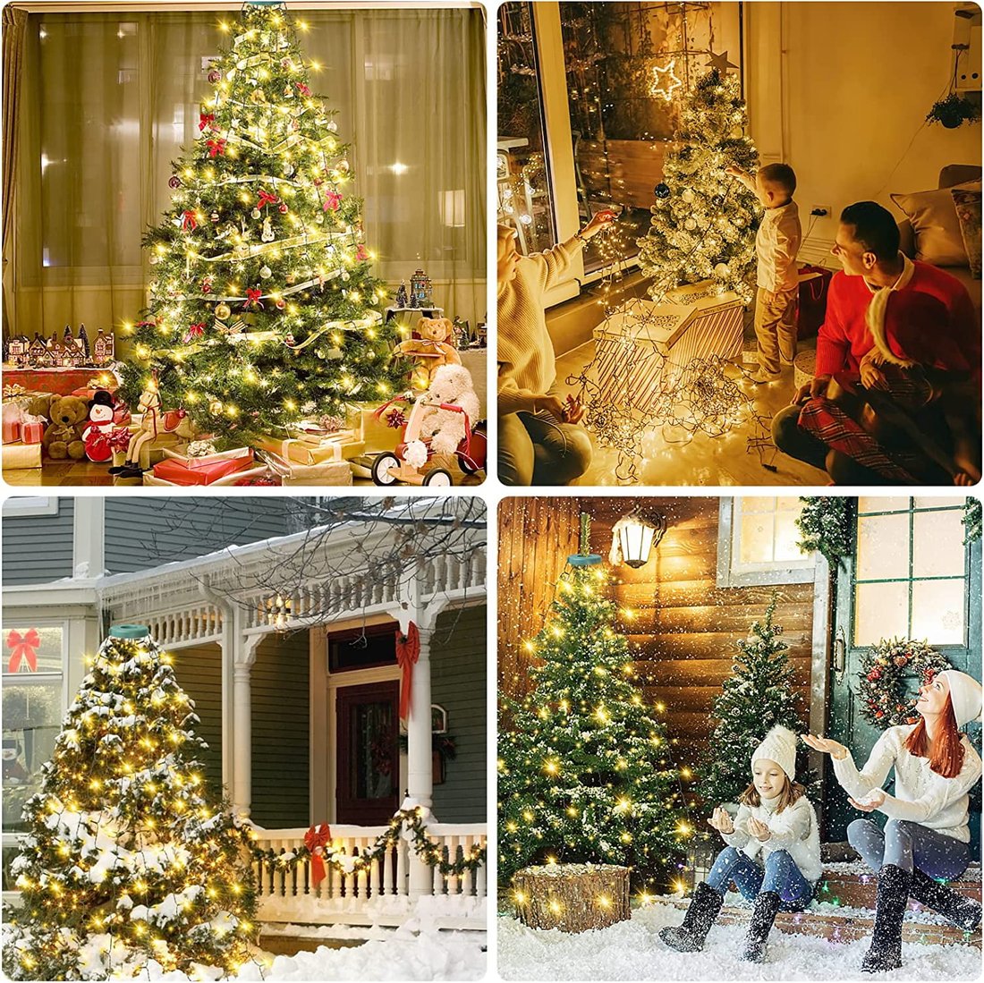 Last Day 49% OFF 🔥Christmas Tree Decor LED Dome Ambient Lights🎄✨