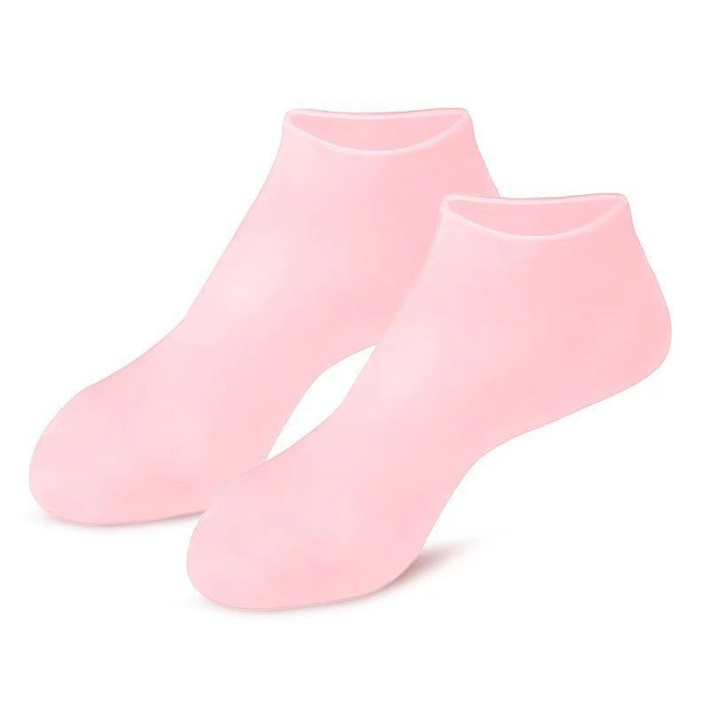 (🌲Christmas Sale - 49% OFF)Silicone Moisturizing Socks - Washable & Reusable