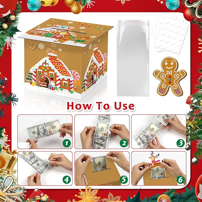🌲Early Christmas Sale 49% OFF-Christmas Surprise Box for Cash Gift