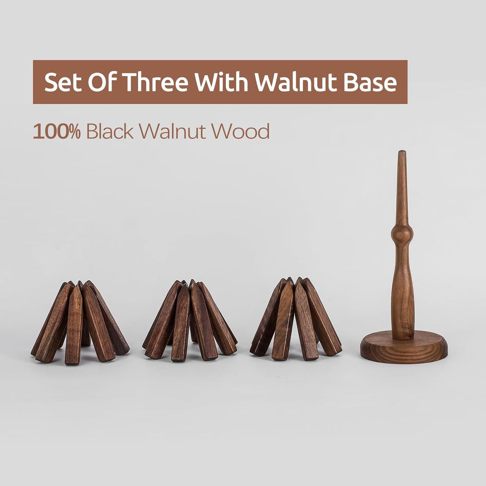 Hot Promotion💥Natural Beech/Walnut Coasters