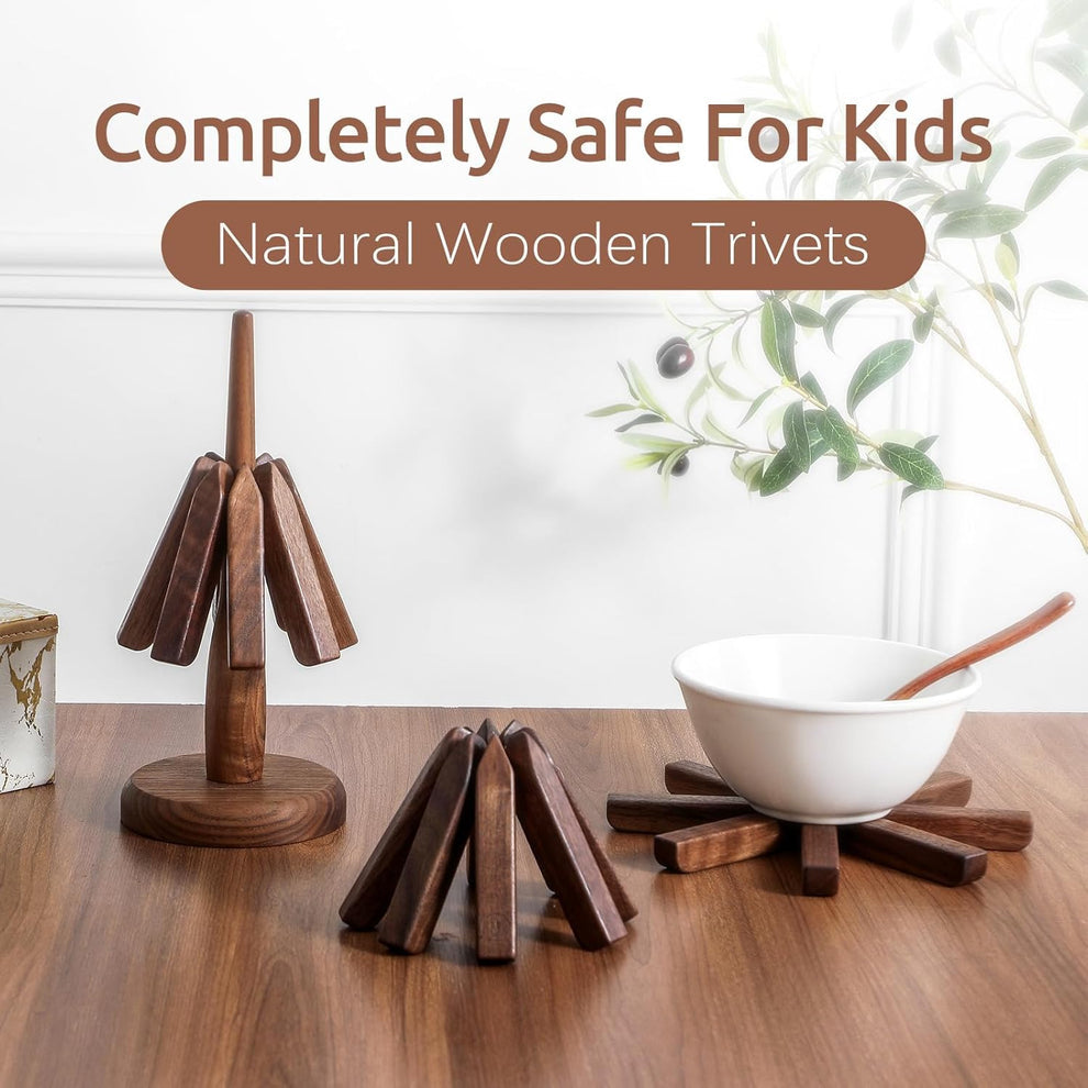Hot Promotion💥Natural Beech/Walnut Coasters