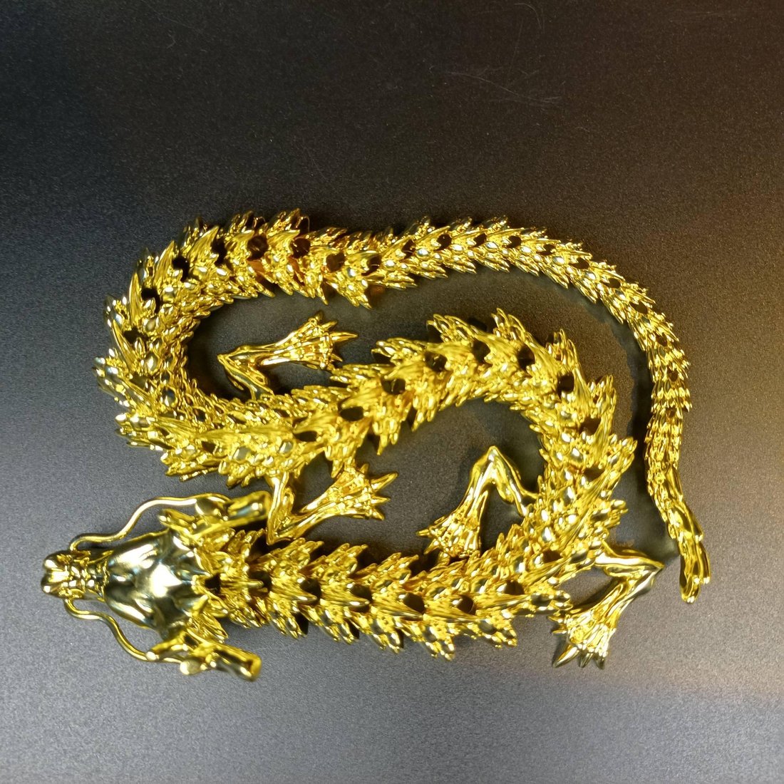LAST DAY PROMOTION SAVE 49%🔥Handmade Gold Dragon with Movable Joints
