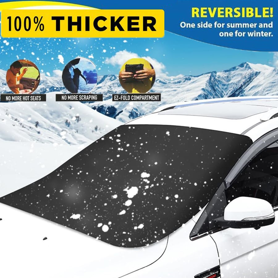 2024 Upgraded Car Windshield Magnetic Snow Cover