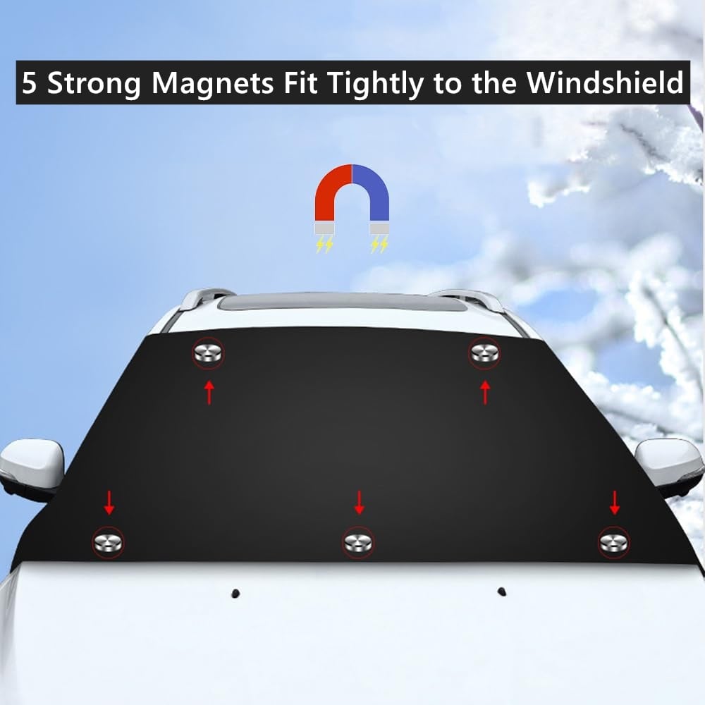2024 Upgraded Car Windshield Magnetic Snow Cover