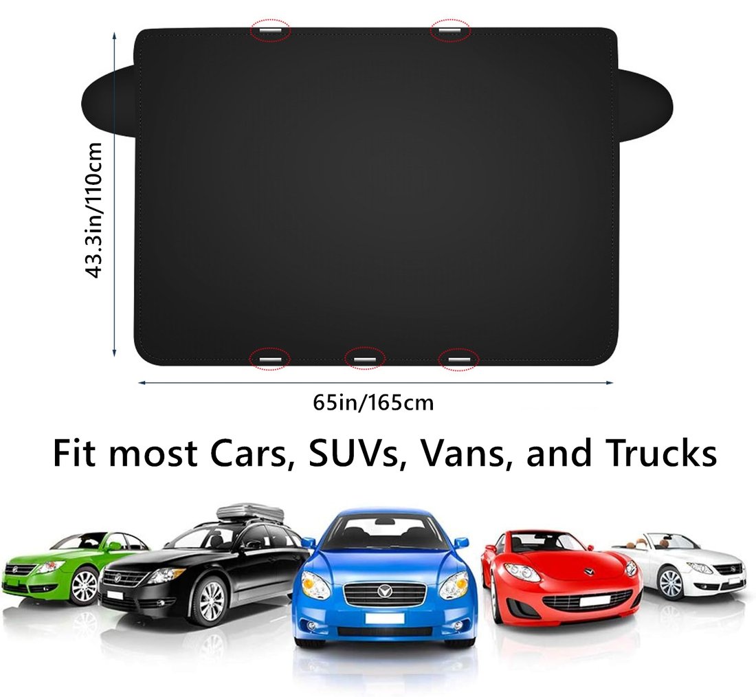 2024 Upgraded Car Windshield Magnetic Snow Cover