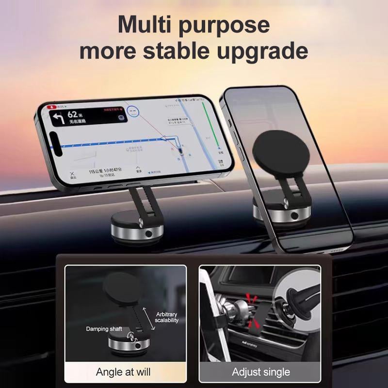 Double-Sided Electric Vacuum and Magnetic Adsorption Adjustable Phone Mount