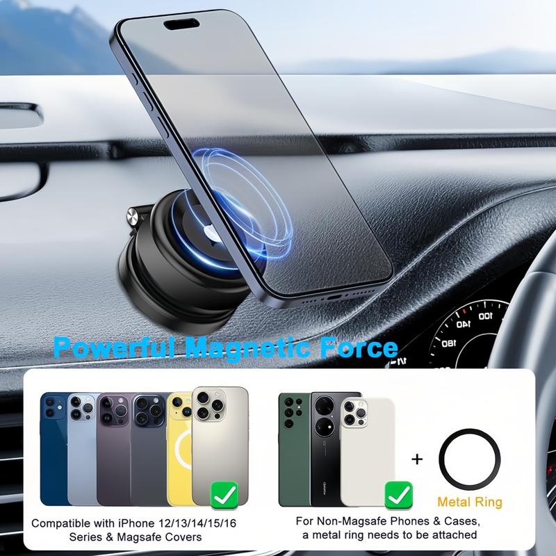 Double-Sided Electric Vacuum and Magnetic Adsorption Adjustable Phone Mount